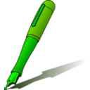 download Pen clipart image with 90 hue color