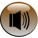 download Audio Icon clipart image with 180 hue color