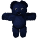 download Teddy Bear clipart image with 180 hue color