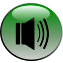 download Audio Icon clipart image with 270 hue color