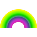 download Rainbow clipart image with 45 hue color