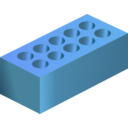 download Brick clipart image with 180 hue color