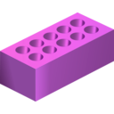 download Brick clipart image with 270 hue color