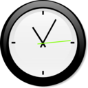download Modern Clock Chris Kemps 01 clipart image with 90 hue color
