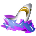 download Shark clipart image with 45 hue color