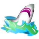 download Shark clipart image with 315 hue color