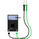 download Digital Multimeter With Leads clipart image with 135 hue color