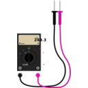 download Digital Multimeter With Leads clipart image with 315 hue color