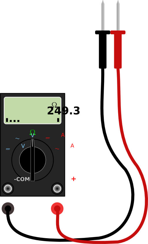 Digital Multimeter With Leads