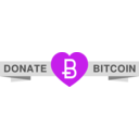 download Ribbondonatebitcoin clipart image with 270 hue color