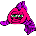 download Fish clipart image with 270 hue color