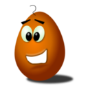 download Green Comic Egg clipart image with 270 hue color