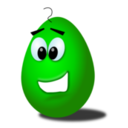 Green Comic Egg