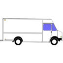 download Box Truck clipart image with 45 hue color