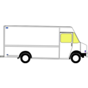download Box Truck clipart image with 225 hue color