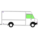 download Box Truck clipart image with 270 hue color