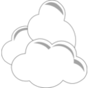 download Simple Clouds clipart image with 225 hue color