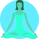 download Meditating Buddhist clipart image with 135 hue color