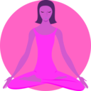 download Meditating Buddhist clipart image with 270 hue color