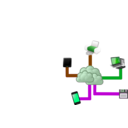 download Cloud Computing clipart image with 270 hue color