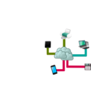 download Cloud Computing clipart image with 315 hue color