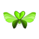 download Wingloveheart clipart image with 90 hue color