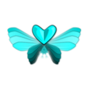 download Wingloveheart clipart image with 180 hue color