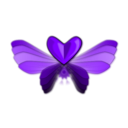 download Wingloveheart clipart image with 270 hue color
