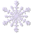 download Snow Flake clipart image with 45 hue color