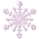 download Snow Flake clipart image with 90 hue color