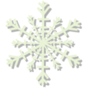 download Snow Flake clipart image with 225 hue color