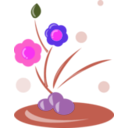 download Flowers clipart image with 270 hue color