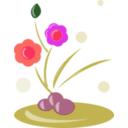 download Flowers clipart image with 315 hue color