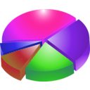 download Diagramma A Torta clipart image with 270 hue color
