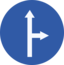Indian Road Sign Ahead Or Turn Right
