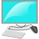 download Computer clipart image with 0 hue color