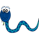 download Snake clipart image with 90 hue color
