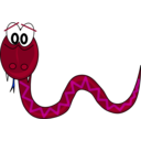 download Snake clipart image with 225 hue color