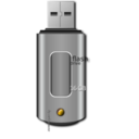 download Pen Drive clipart image with 180 hue color