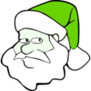 download Santa clipart image with 90 hue color