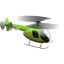 download Helicopter clipart image with 90 hue color