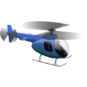 download Helicopter clipart image with 225 hue color