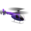 download Helicopter clipart image with 270 hue color
