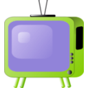 download Old Styled Tv Set clipart image with 45 hue color