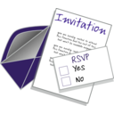 download Invitation clipart image with 315 hue color