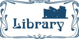 Library Door Sign