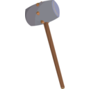 download Fantasy Mallet clipart image with 0 hue color
