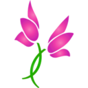 download Flower Icon clipart image with 315 hue color