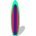 download Surfboard clipart image with 135 hue color
