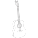 download Guitar 1 clipart image with 45 hue color